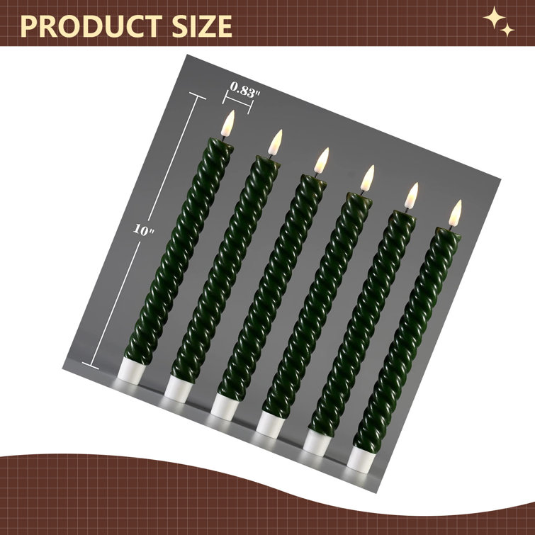 Eternal Night Flameless Taper Candle Wayfair Canada